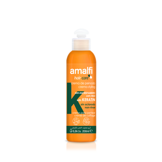 Crema de Peinado Anti-Encrespamiento Keratina